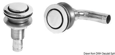 90° fuel vent mirror polished AISI 316 49 mm 90° fuel vent mirror polished AISI 316 49 mm