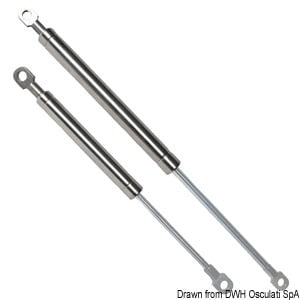 Gas spring AISI 316 250 mm 10 kg