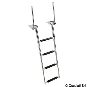EasyUp Telescopic ladder with handles for installation above the bathing platform EasyUp Telescopic ladder with handles for installation above the bathing platform