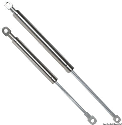 Gas spring AISI 316 355 mm 18 kg