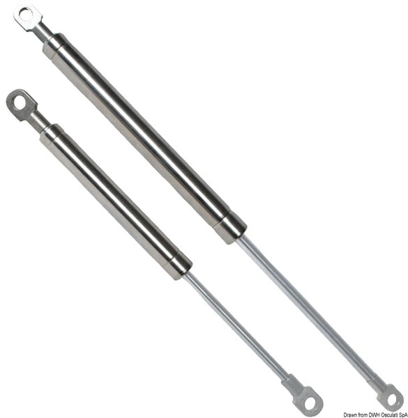 Gas spring AISI 316 355 mm 18 kg
