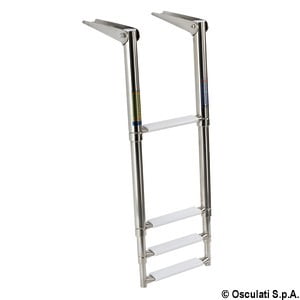 Telescopic standard ladder AISI316 4 steps