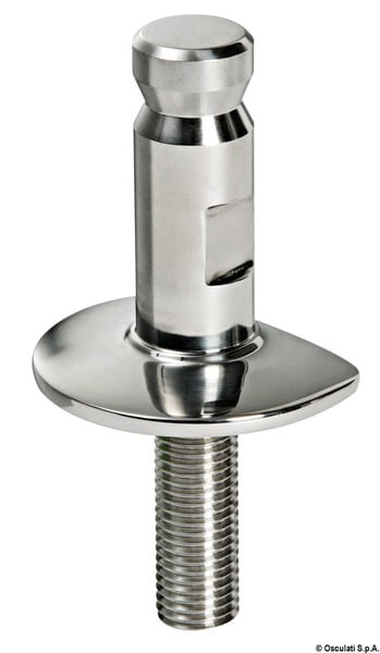 Stanchion base AISI316 60 x 45 mm