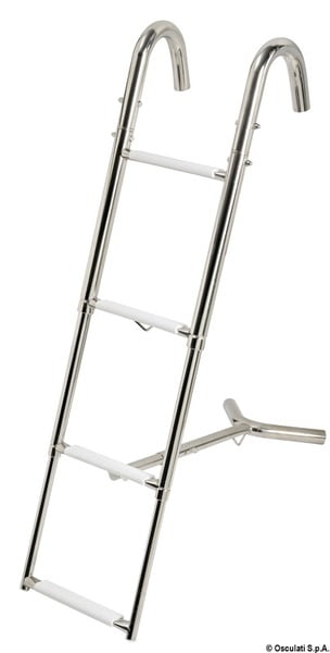 Bow telescopic ladder